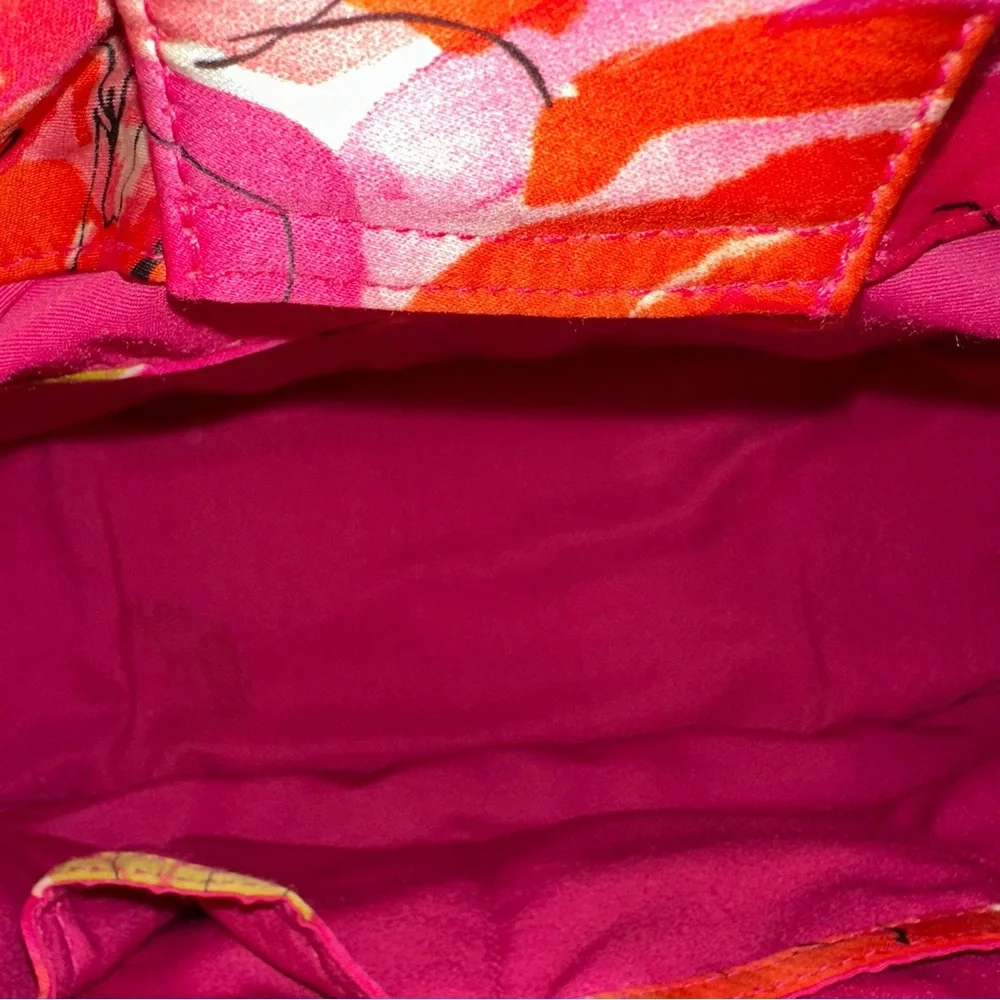 Vera Bradley Vivian “Vintage Rose” Watercolor Sateen Handbag
